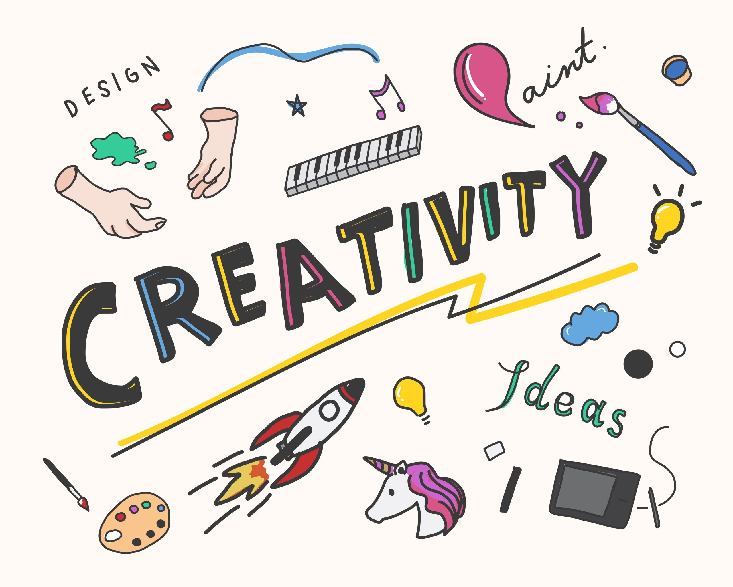 Creativity and innovation concept illustration - Menggali kreativitas anak