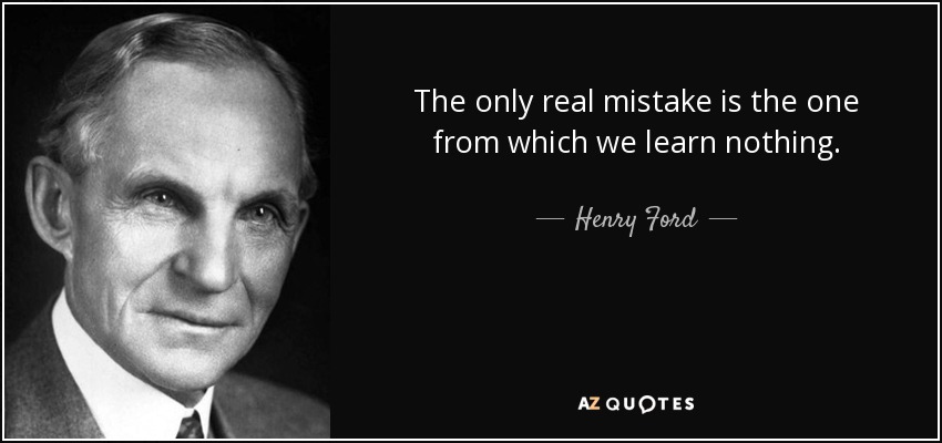 Belajar dari kesalahan - Pendekatan Positif Quotes