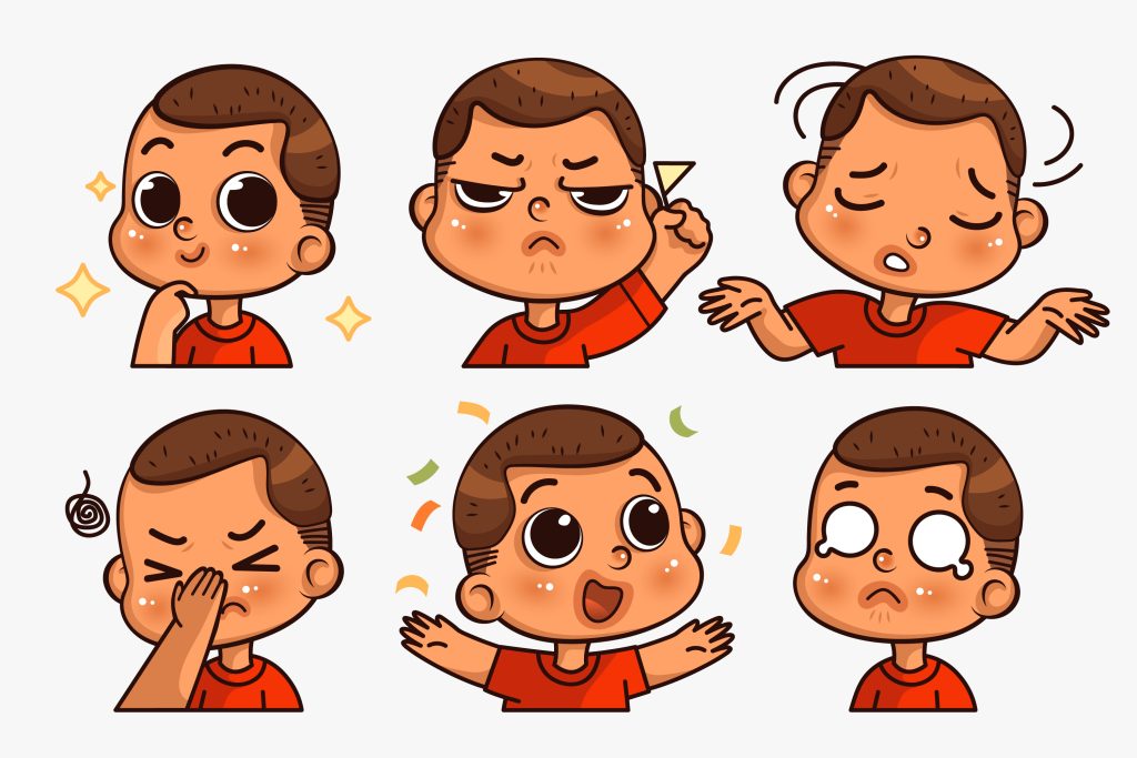 Emoji Perkembanga Sosial dan Emosional Anak - Pic by Freepik